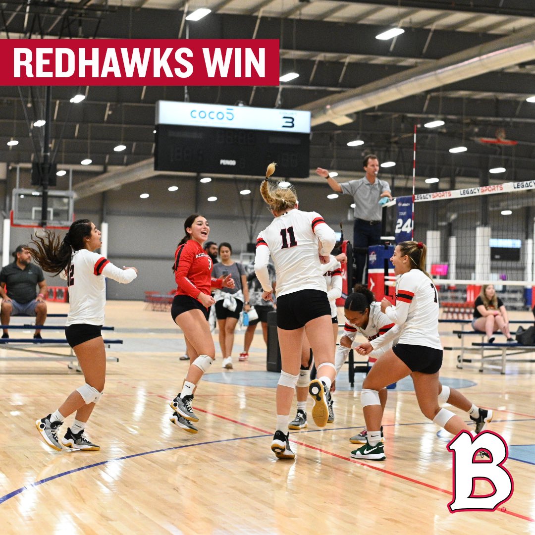 The Redhawks down the No. 10 ranked Argos in five! 🅱️🏐

BENU (3) - 22,22,25,25,15
PROV (2) - 25,25,21,11,8

The Redhawks will be back on the court tomorrow at 1 p.m. in Glendale, Ariz. where they will face Arizona Christian and Montana-Western.

#GoRedhawks