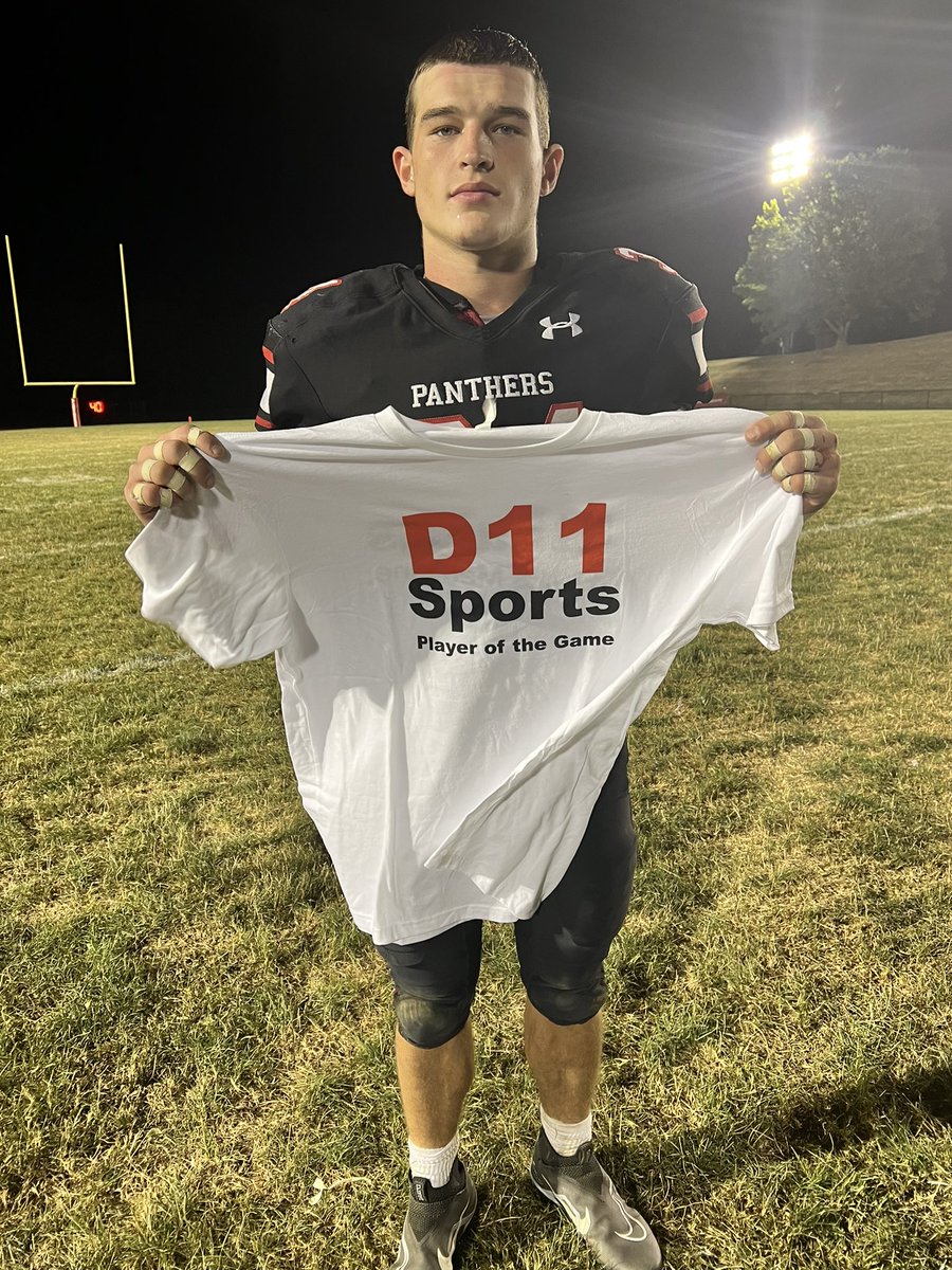 D11Sports's tweet photo. Tyler Pfizenmayer scores three touchdowns leading @SauconAthletics to 27-7 win over @SalisburyFb and in the process is named our @D11Sports  Player of the game. @mystlukes The Panthers improve to 1-1 while the Falcons fall to 0-2. WATCH A REPLAY: https://t.co/ornkgWSEkF https://t.co/UhzFbGgoYI