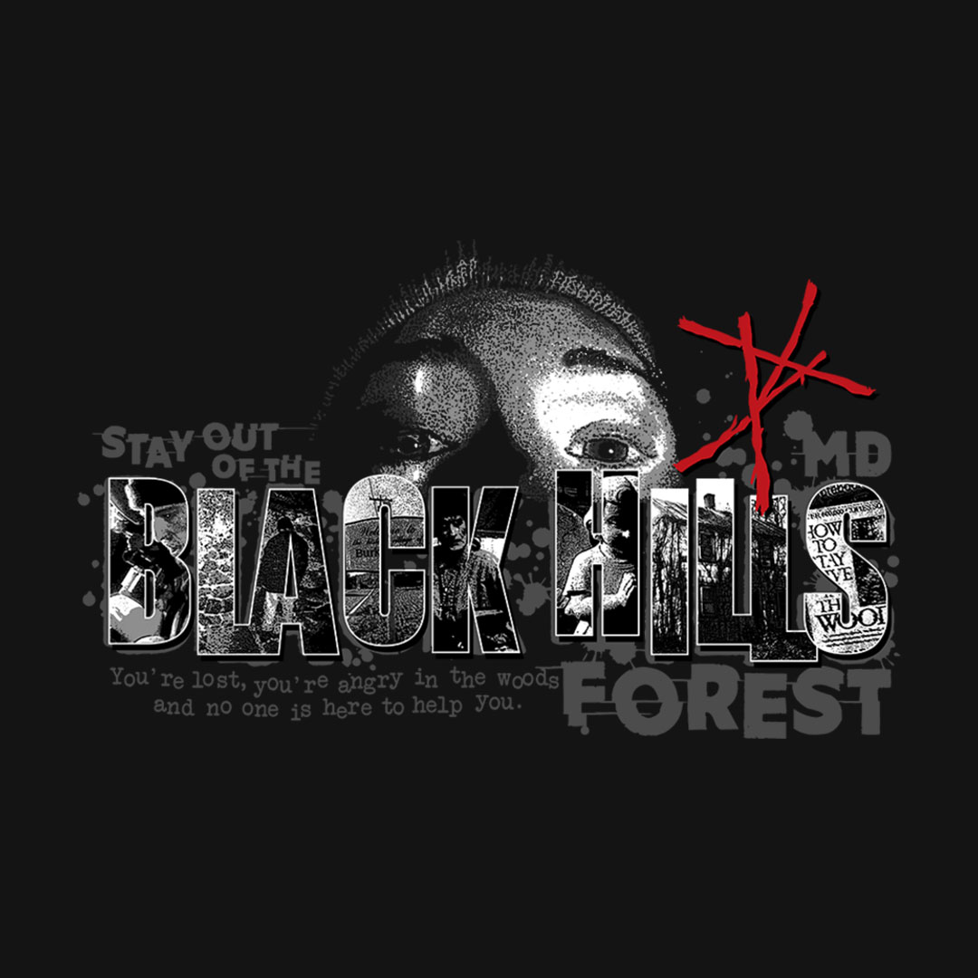 teefury's tweet photo. THE DAILY | “Stay Out Of The Black Hills” by #goodidearyan starts at just $13 today only at #TeeFury! 
https://t.co/lkFM3yiraP

#teefury #merch #gamingtshirts #horrortshirts #tshirtoftheday #teeshirts https://t.co/Zj5d8sjMhC
