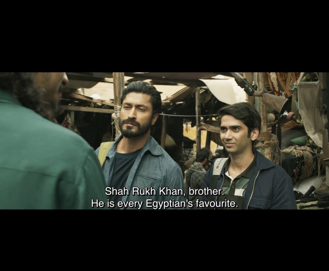 “Every Egyptian’s Favourite Shah Rukh Khan” in #KhudaHaafiz2 😍

#ShahRukhKhan𓀠