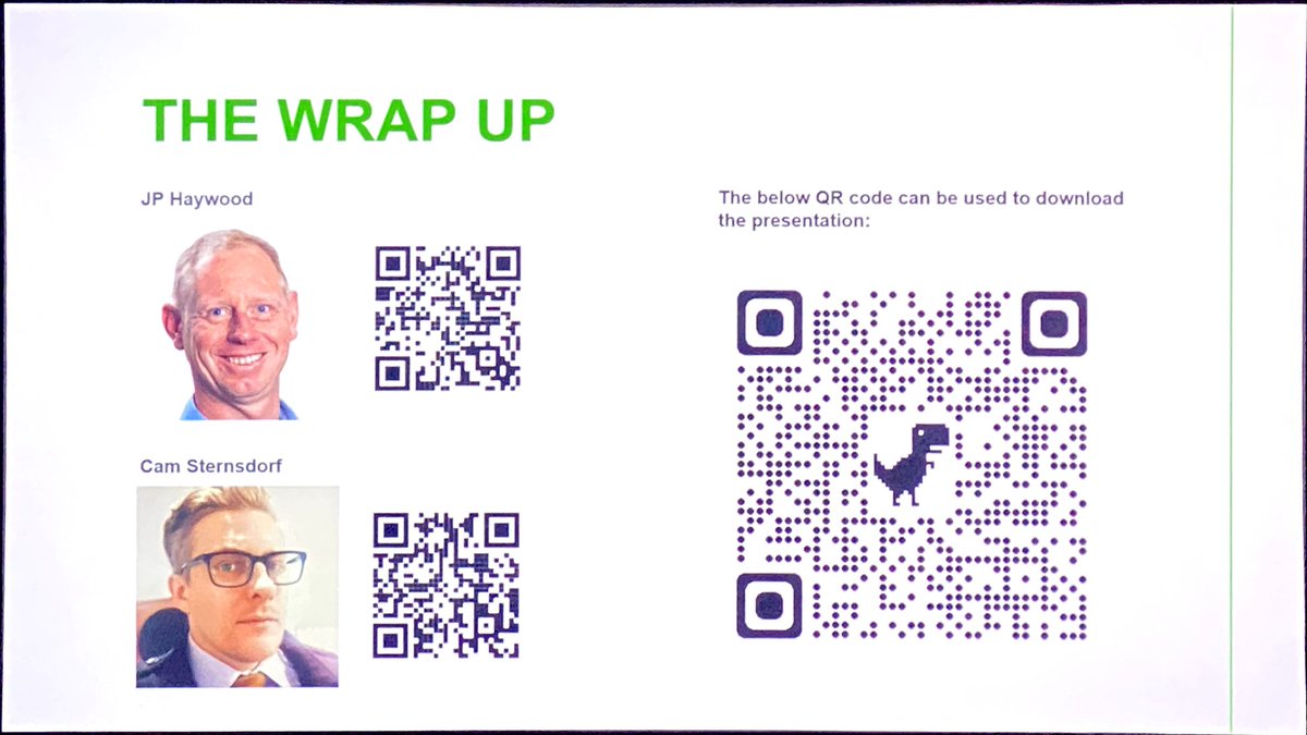 Good presentation by JP Haywood and Cam Sternsdorf, “Doin it for the kids” #CrikeyCon drive.google.com/drive/mobile/f…