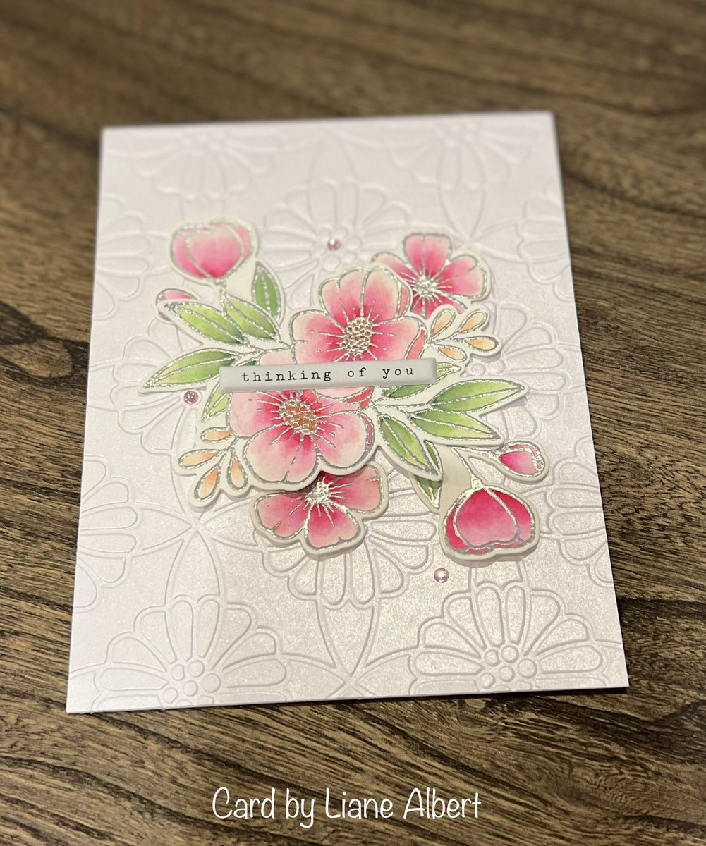 LianeAlbert8's tweet photo. I’m trying to get my crafty mojo back! #TrinityStamps #Spellbinders https://t.co/hiMFFHwKsg