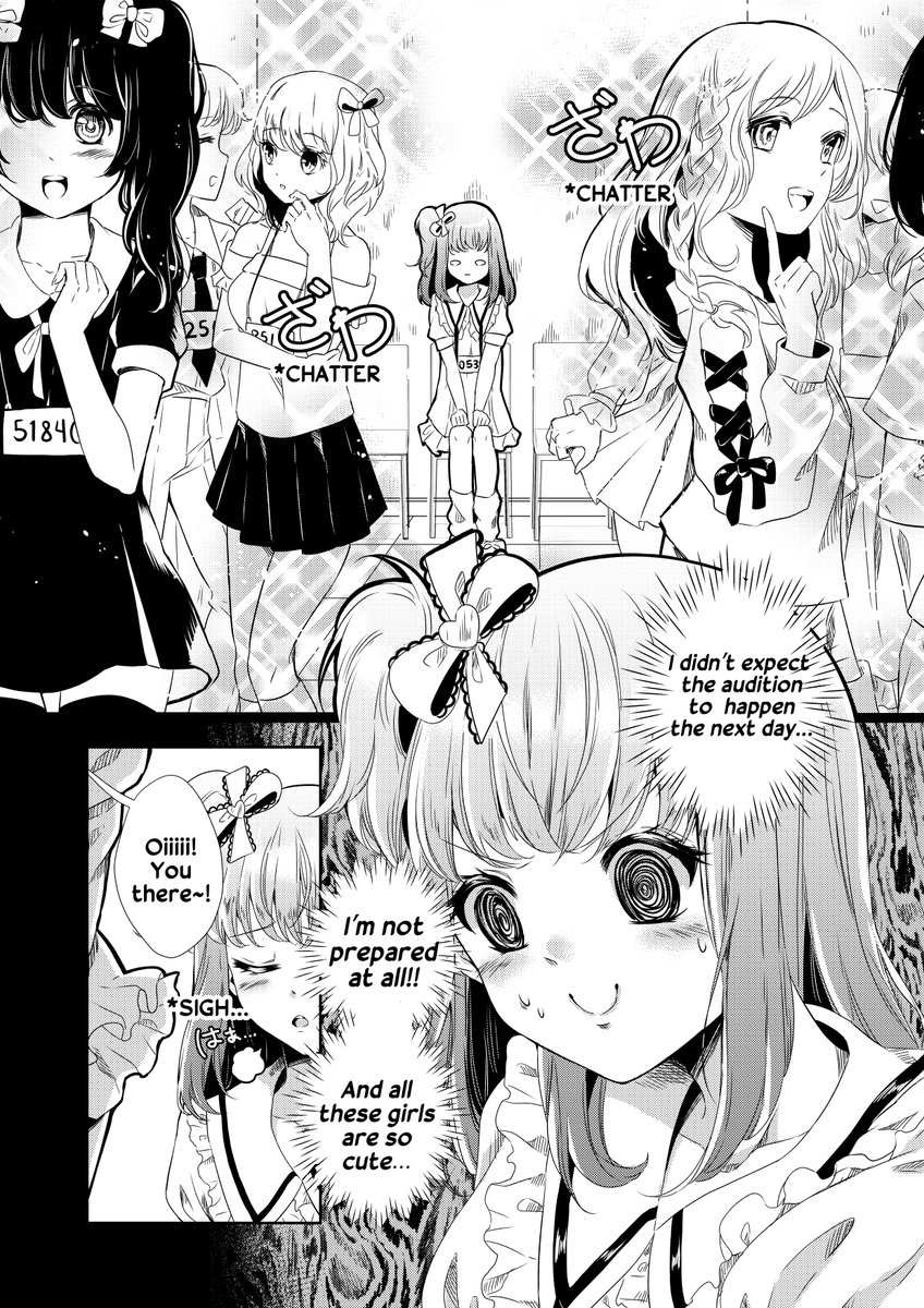 Uploaded more Idol Royale to MANGAPlus! This will just be a normal idol audition...right? (link in comments) #MangaPlusCreators
