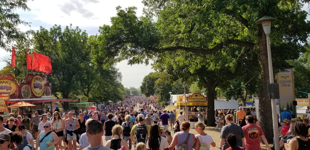 The Minnesota State Fair was hot today...but great!
