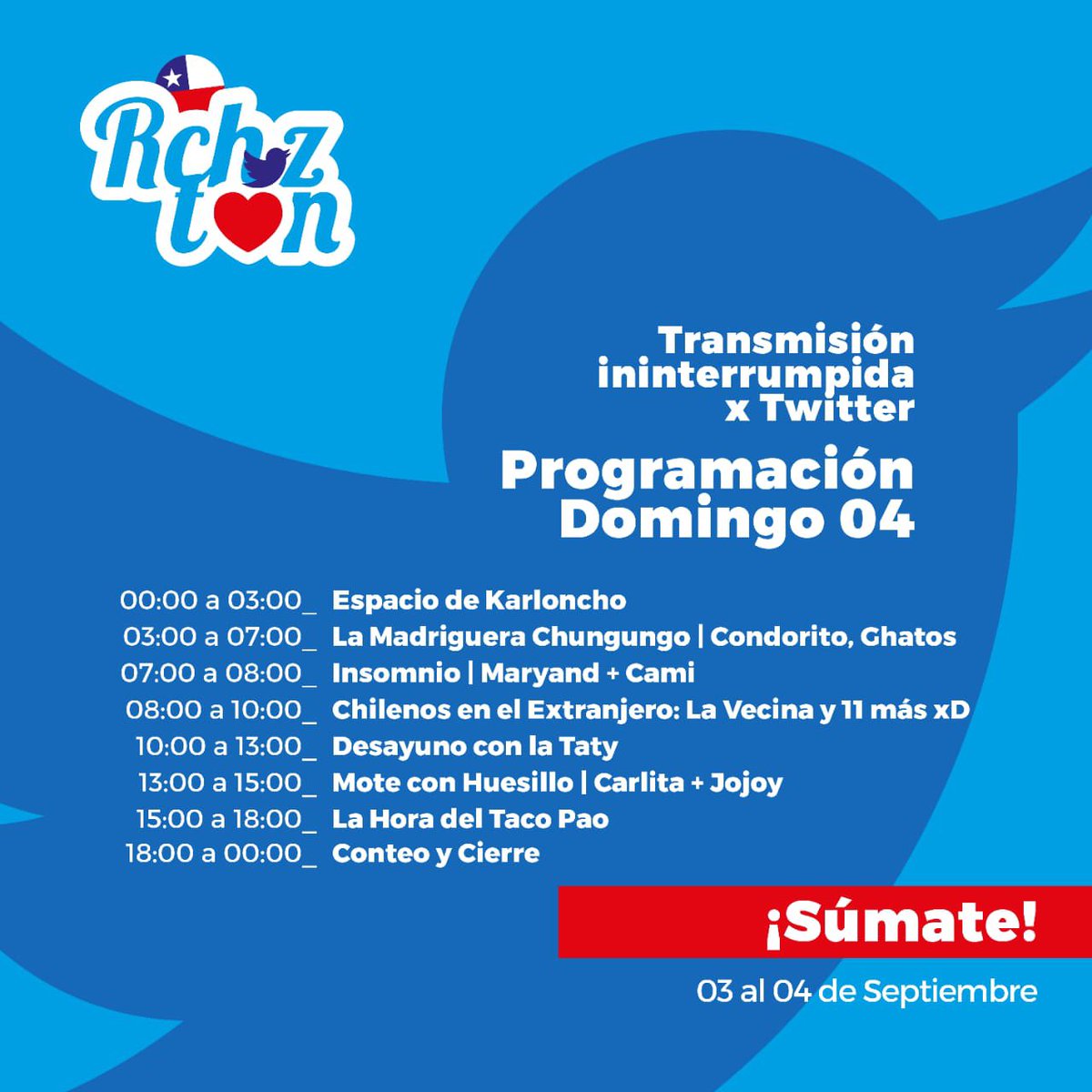 PauDiFontana8's tweet photo. 🇨🇱AMIGOS!!! 🇨🇱
Mañana sábado a las 9:00 AM damos inicio a nuestra GRAN RECHAZATON EN TWITTER!!
Los espacios en twitter nos unimos por Chile, por el Rechazo! 
Todos unidos por Chile 🇨🇱
Todos invitados a participar!! 
#RechazoEl4deSeptiembre 
#RechazoXChile 
#RechazoXAmorAChile https://t.co/66TmZa47KG