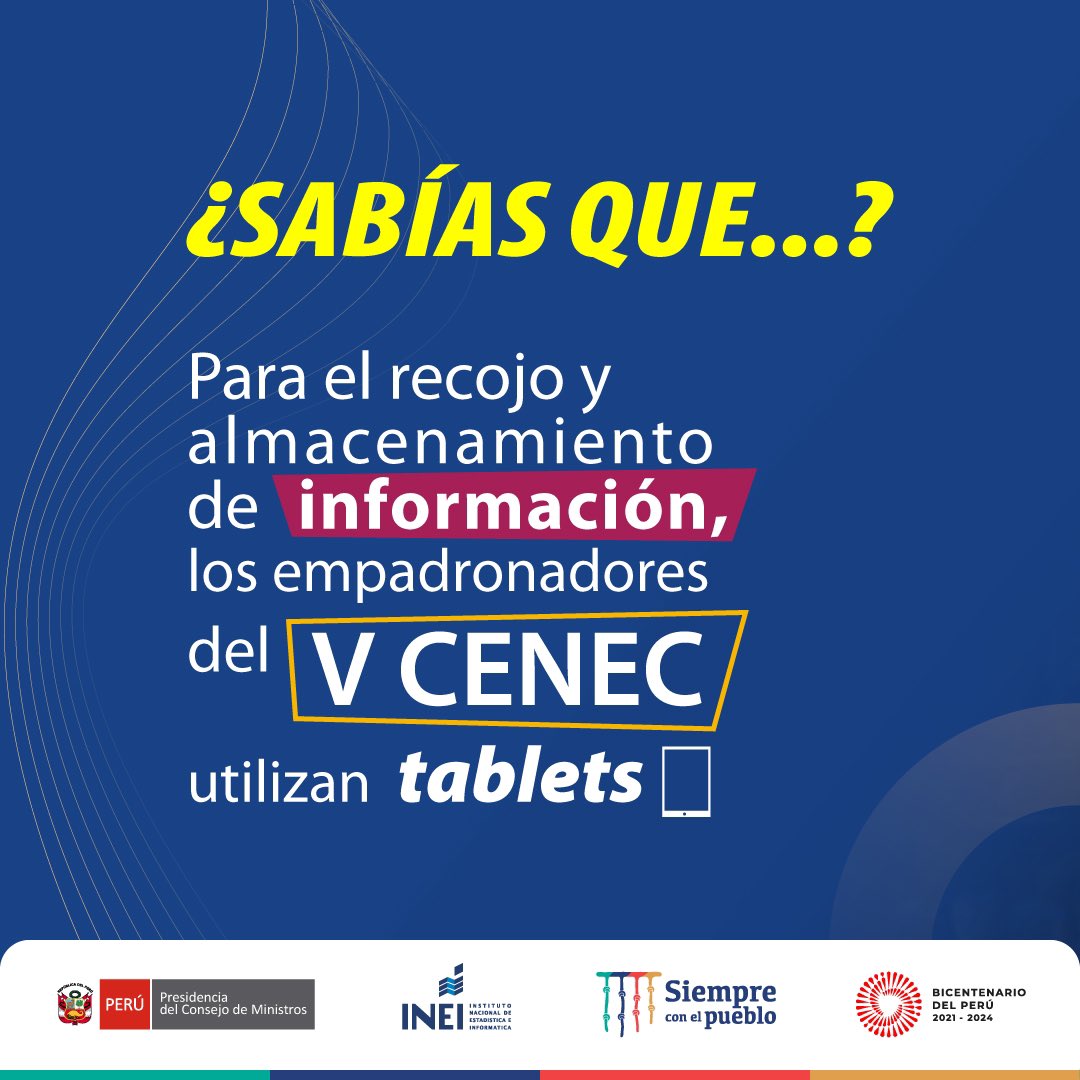 INEI_oficial's tweet photo. En el INEI trabajamos con protocolos y procesos de control de datos que nos permiten garantizar la confidencialidad de la información del V Censo Nacional Económico.
Si tienes dudas o consultas sobre el #VCENEC, llámanos al 0800 70 233 o ingresa a https://t.co/nATldeiyx0 https://t.co/pedA9CmyMA