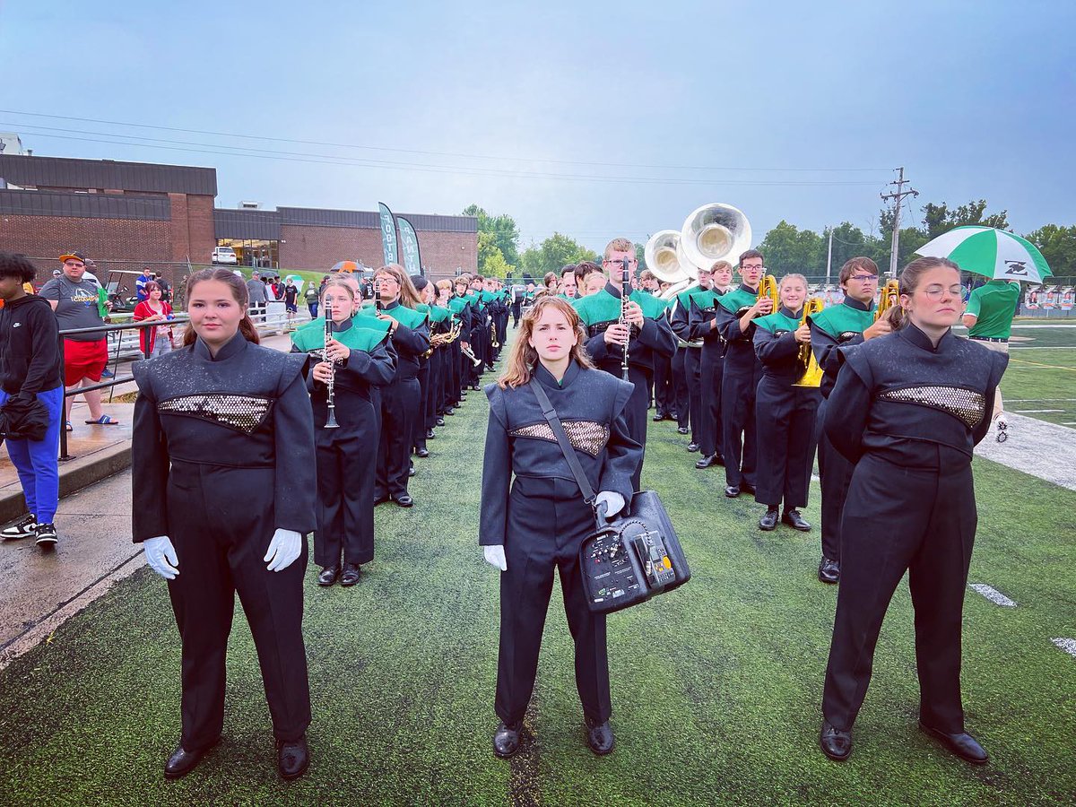 MattttSchultz's tweet photo. Rainy game tonight 🌧️ but the Panther Pride Band showed up!

https://t.co/Vo27PU3zyE https://t.co/0EVGBk6vaO