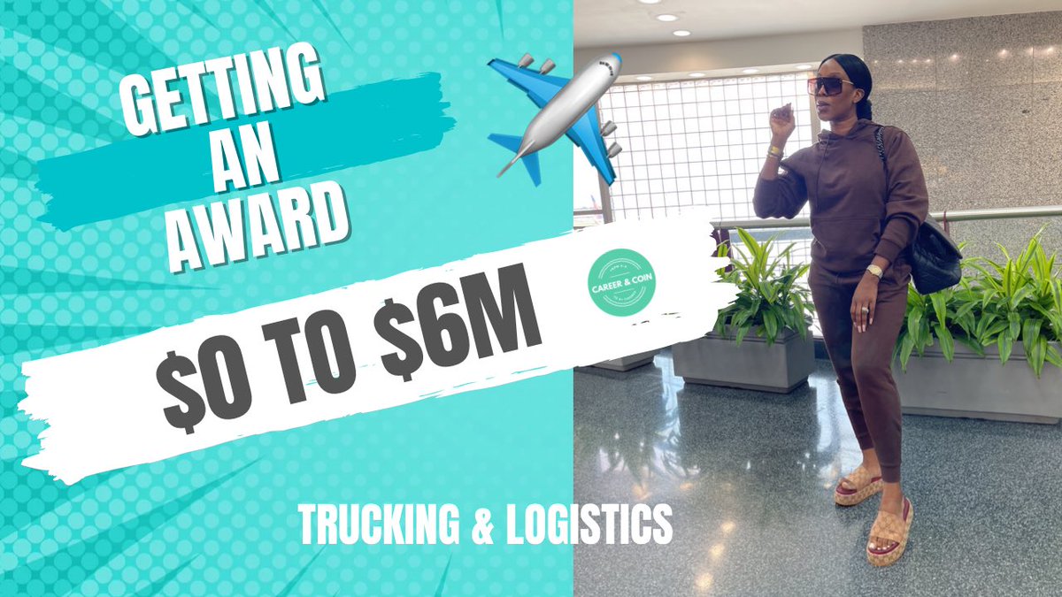 CareerAndCoin's tweet photo. 🎯I grew my Transportation &amp; Logistics company to $6M + received an award. 🎥YouTube @CareerAndCoin 
…
This is million-dollar cash flow - the non-influencer way! https://t.co/7p4yseVETj