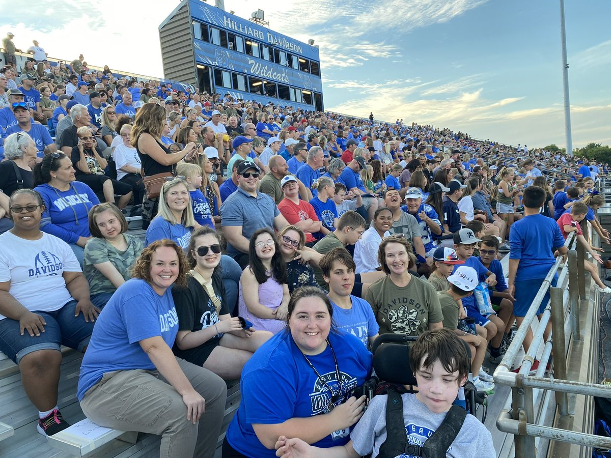 Our <a href="/HDVLifeSkills/">Davidson Life Skills</a> students are representing tonight at the game! #WildcatWay