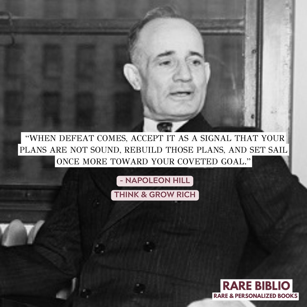 RareBiblio's tweet photo. Quote of the day ✍️
https://t.co/9kDtMyOb17
.
.
.
.
.
.
#napoleonhill #NapoleonHillquotes #thinkandgrowrich #quoteoftheday #quotes #quotesoftheday #quotesaboutlife #postivequote #motivationalquotes https://t.co/f2OH5d7yLU