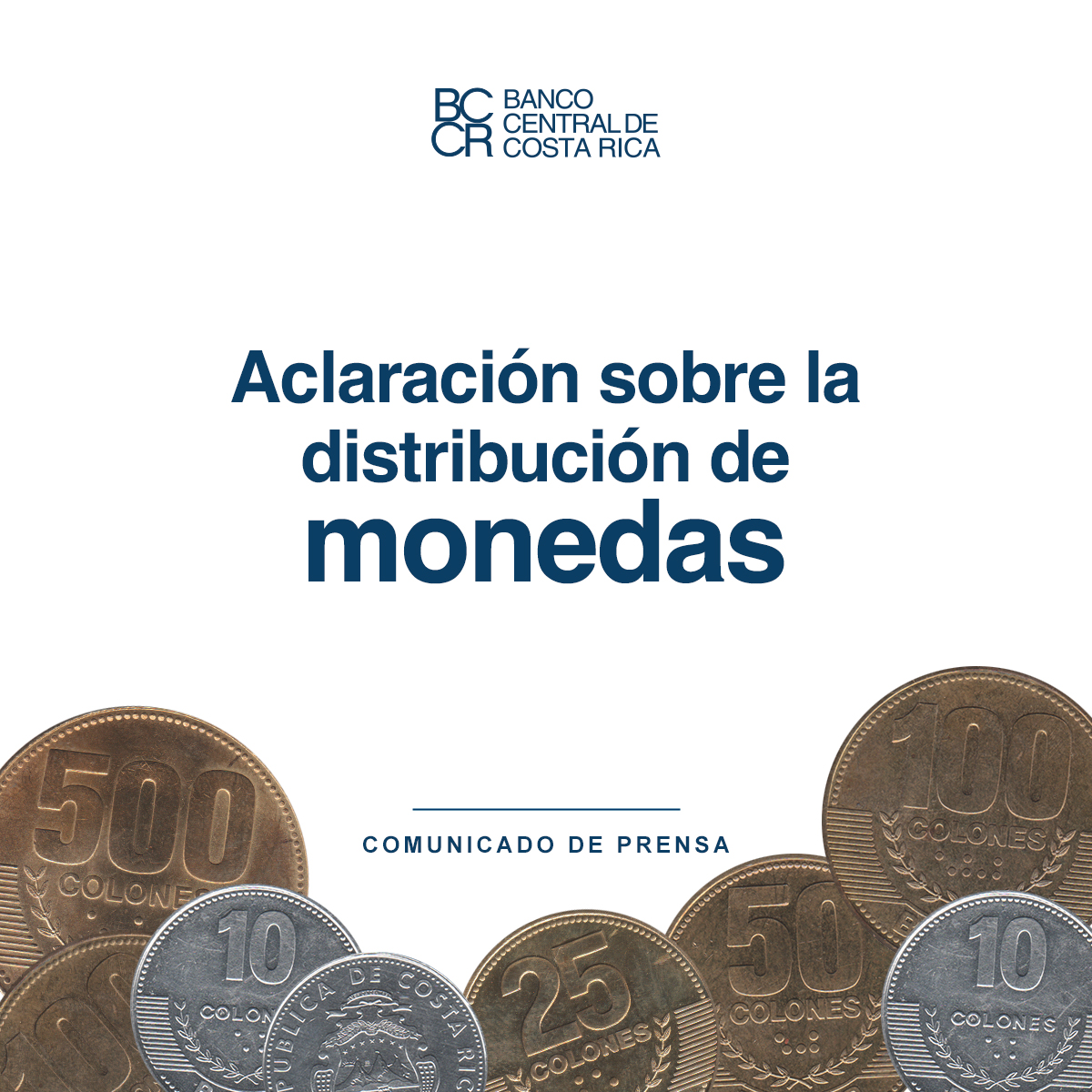 BancoCentralCR's tweet photo. Sobre informaciones de un supuesto faltante de monedas en el país, el BCCR informa que está en constante revisión de la circulación de billetes y monedas para conocer las necesidades del sistema de pagos costarricense y la economía nacional.

🔹Comunicado: https://t.co/XymUanRmw7 https://t.co/ydQu5jzXij