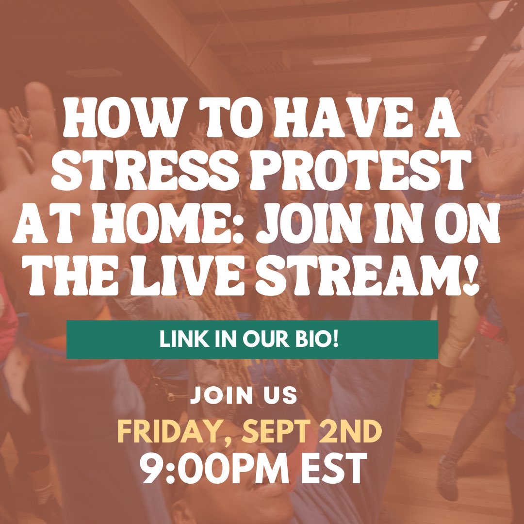 GirlTrek's tweet photo. If you’re having a #StressProtest at home, join us in the mountains by tuning into the live stream on our YouTube channel RIGHT NOW! Here’s the link: https://t.co/VW0k77kA9H
If you’re tuned in, take a video or snapshot of your screen and share so we can see that you’re tuned in! https://t.co/sgMcDOarDE