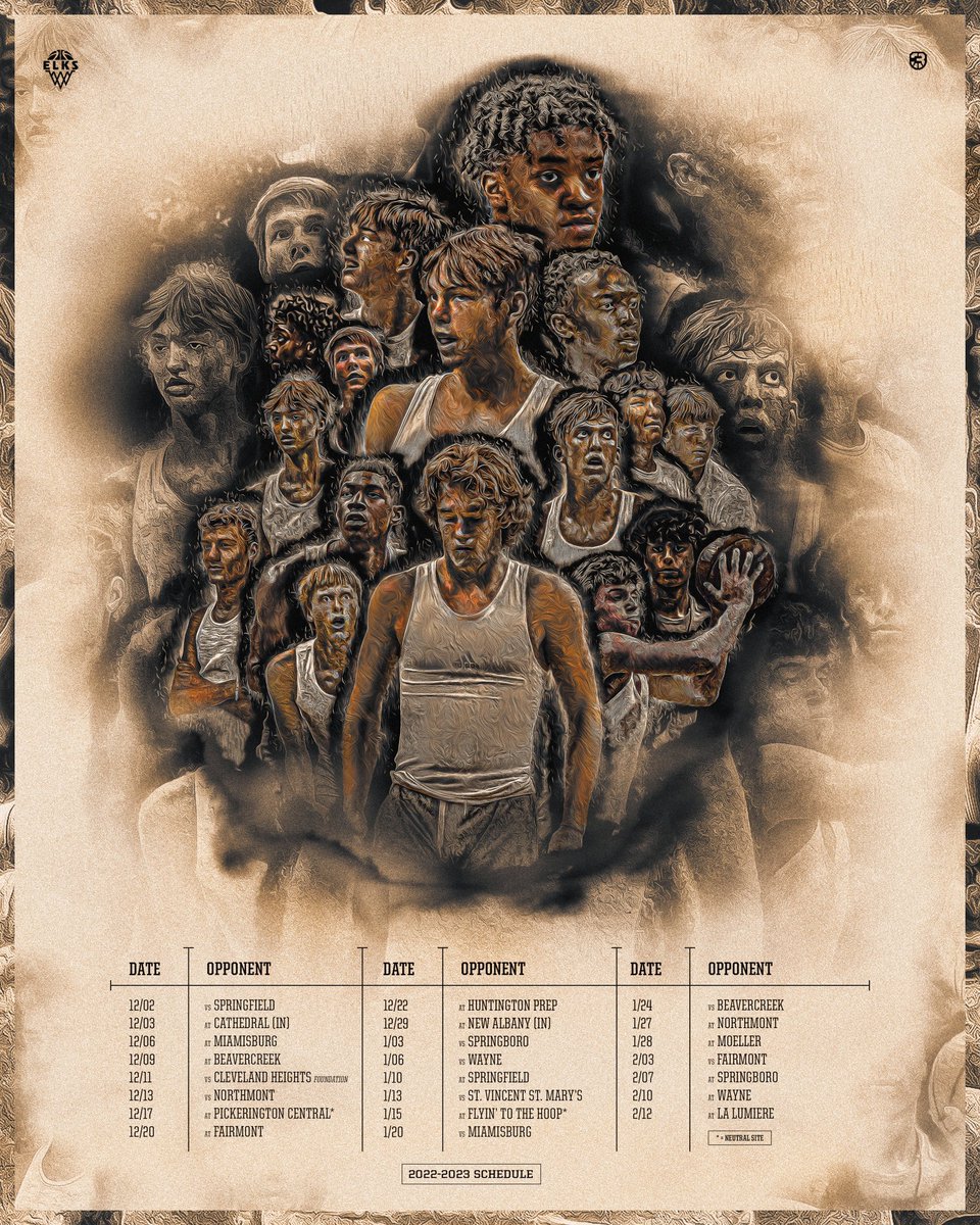 The Elks official schedule is here ⬇️ #adidasbasketball
