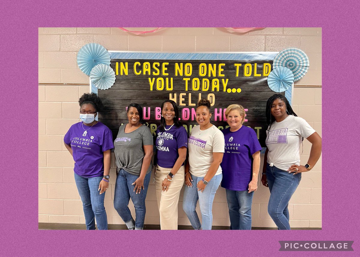 JamettaHodges's tweet photo. It’s National College Colors Day @SAMSSaintsSoar and we represented @ColumbiaKoala in grand style!💜 https://t.co/6QQC6cE0VF