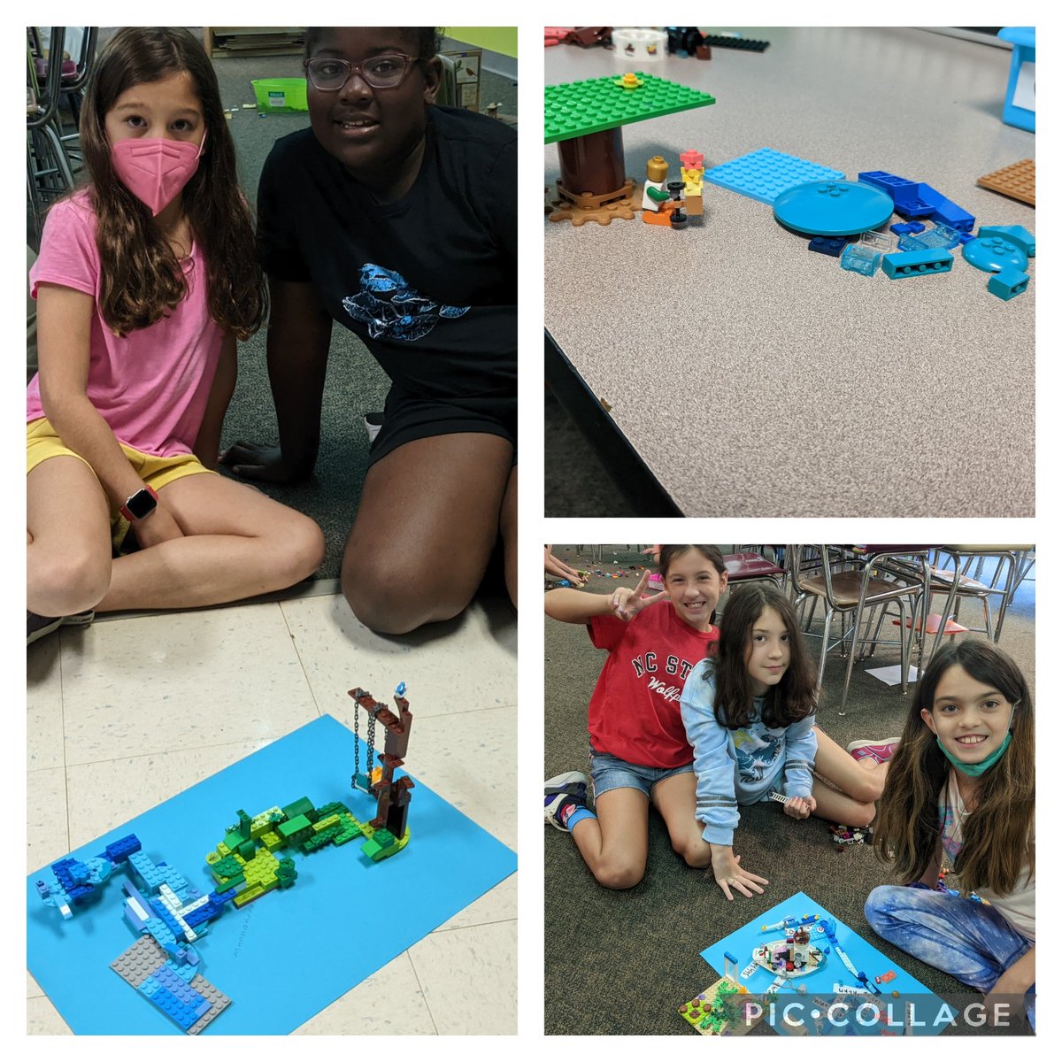 abcox0215's tweet photo. We enjoyed using Legos to create scenes from the book, "A River of Words". @MiddleCreekES @ELeducation https://t.co/d1a5YZCquz