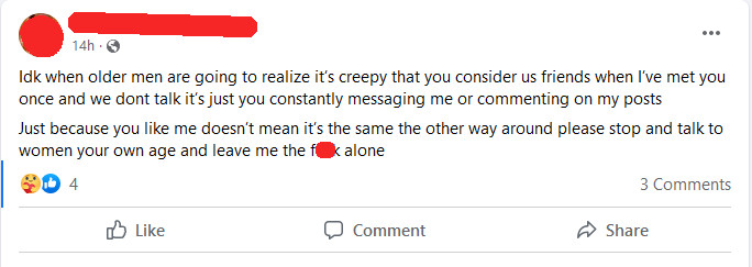 TIL that the thing I do to be polite and friendly is actually seen as creepy. Whisky Tango Foxtrot, why didn't anyone tell ME?