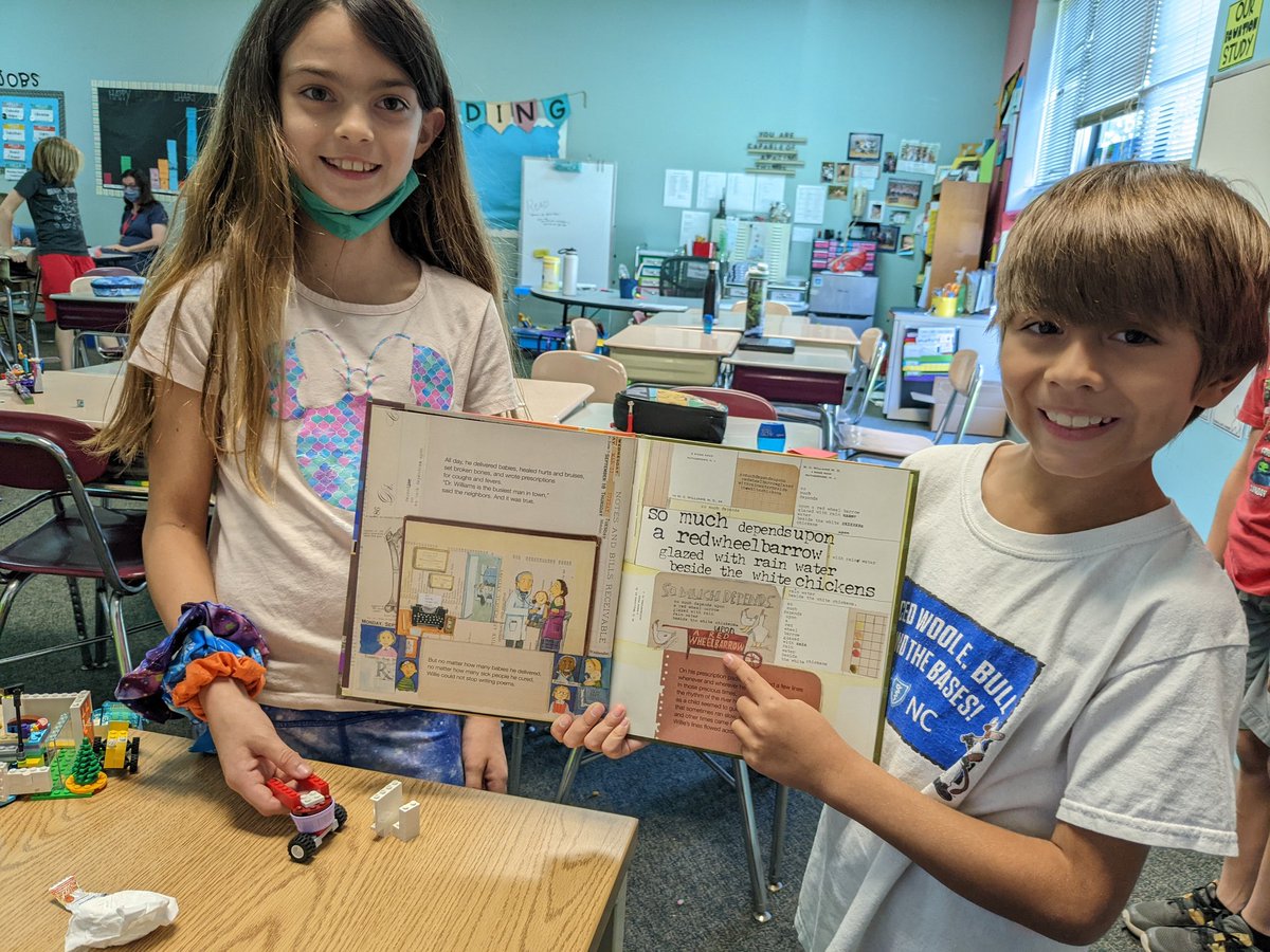 abcox0215's tweet photo. We enjoyed using Legos to create scenes from the book, "A River of Words". @MiddleCreekES @ELeducation https://t.co/d1a5YZCquz