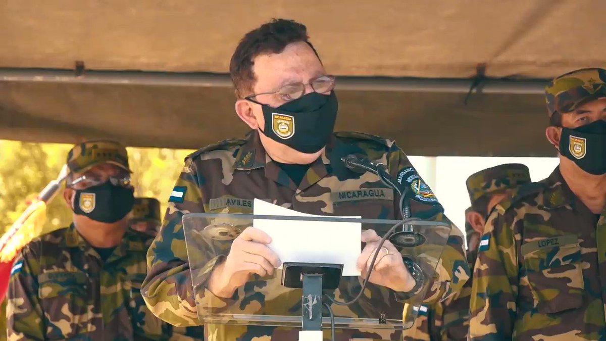 💥General d. Ejército Julio C Avilés Castillo
Nicaragüenses, hnos en armas, con alto sentido patriótico conmemoramos el 43 aniversario d fundación dl Ejército d Nicaragua, nacido d la lucha popular q alcanzó la Victoria el 19 d Julio d 1979
#UnidosEnVictorias
#PatriaBenditayLibre