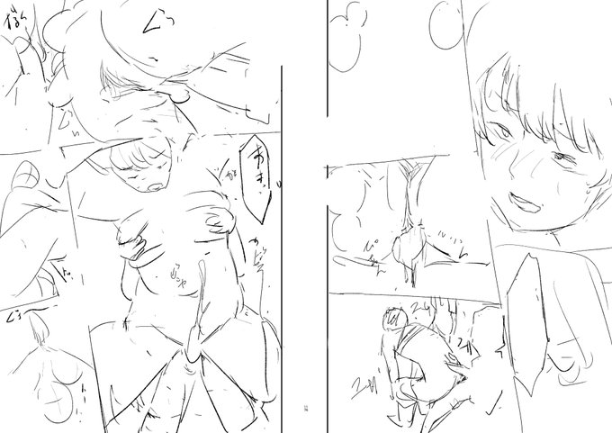 実は内緒にしてることありまして…ネームをTwitterで公開してるんだけども、あれ、綺麗に描きなおしてるんだよね🙏

実際、編集ちゃんに見せてるのはこれ!

うちの編集ちゃんは能力者だから理解できるけど良い子は真似しないようにね😄 