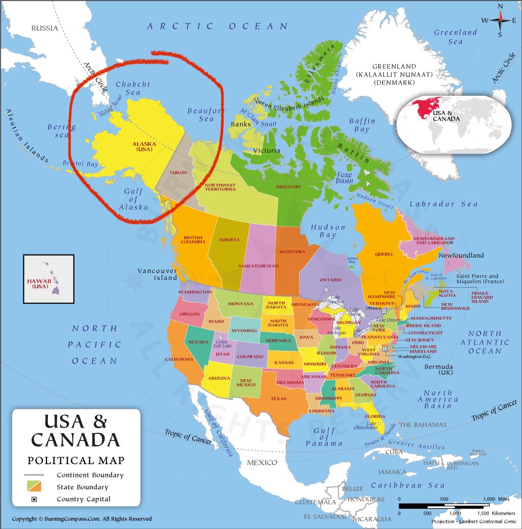 Public service announcement ** Alaska is NOT AN ISLAND** it is attached to Canada!! Evidently there are more people than my good friend <a href="/Jamie_Salisbur3/">Jamie Salisbury</a> that think this. #teachmapskills #knowyourstates #toofunnyforwords 😂🤣