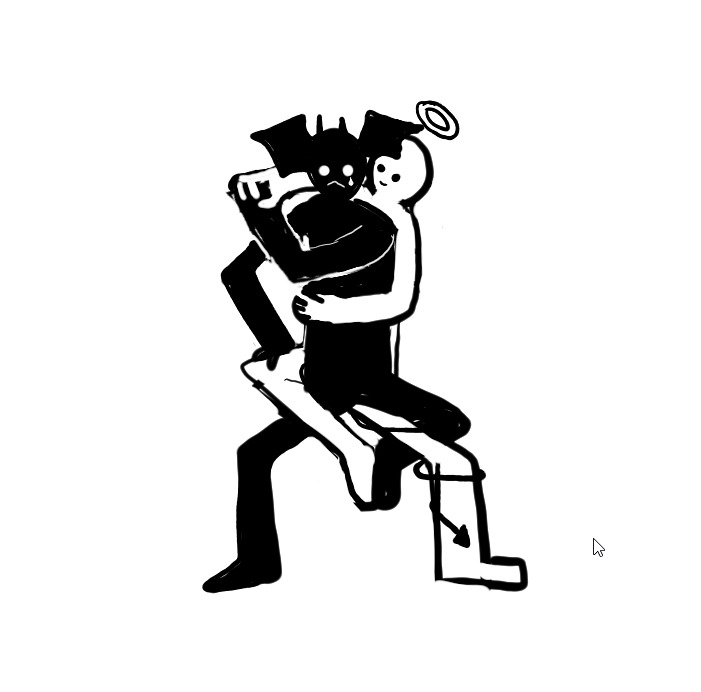 「tangled up in each other 」|pabloKMのイラスト