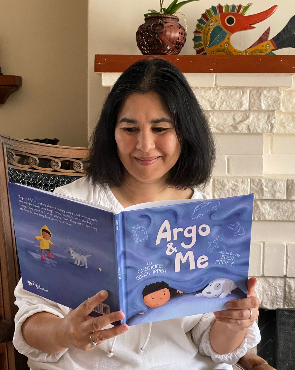 I can hardly believe I'm holding a copy of our 5th book. Argo and Me launched September 1st.  Written to support those who've been through tough times and multiple homes.