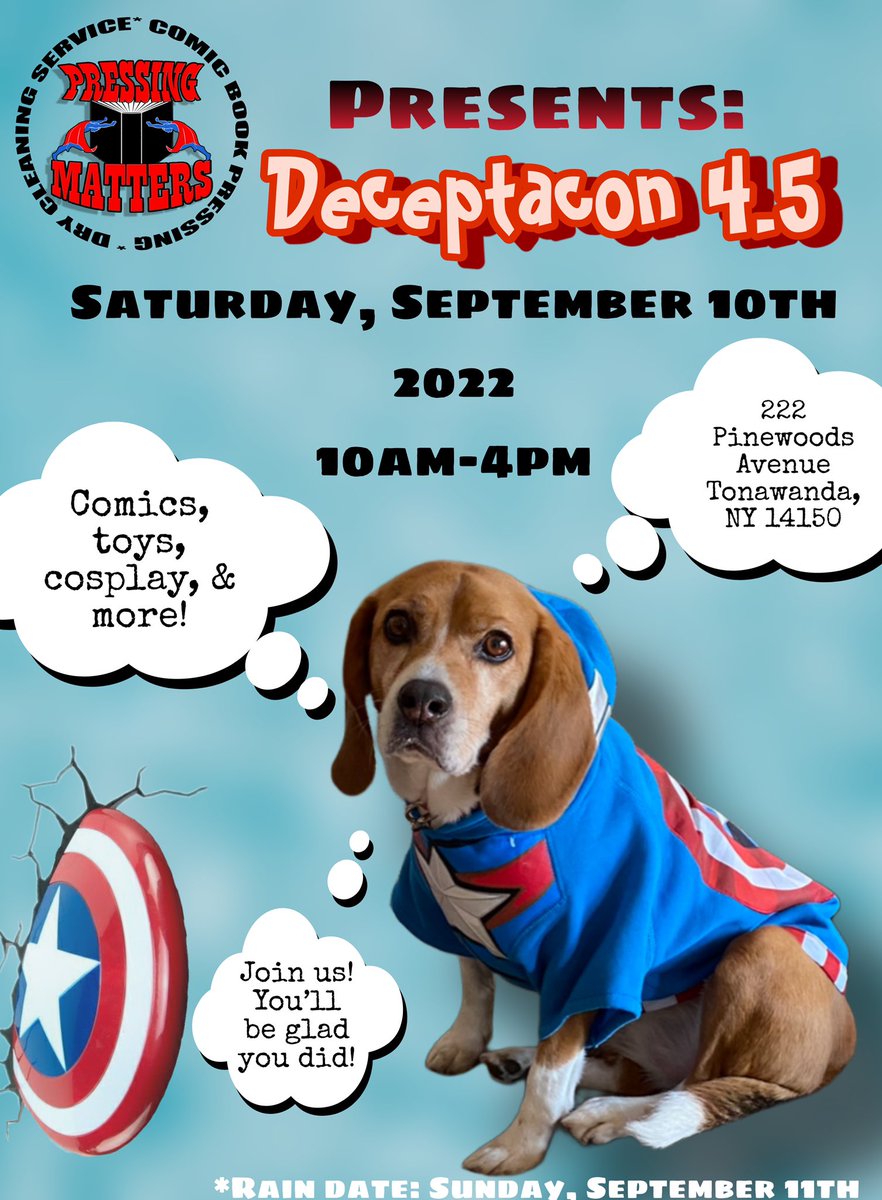 We are 1 week away from Decept-a-CON 4.5! Suzie wants YOU to join us! You’ll be so glad you did!
