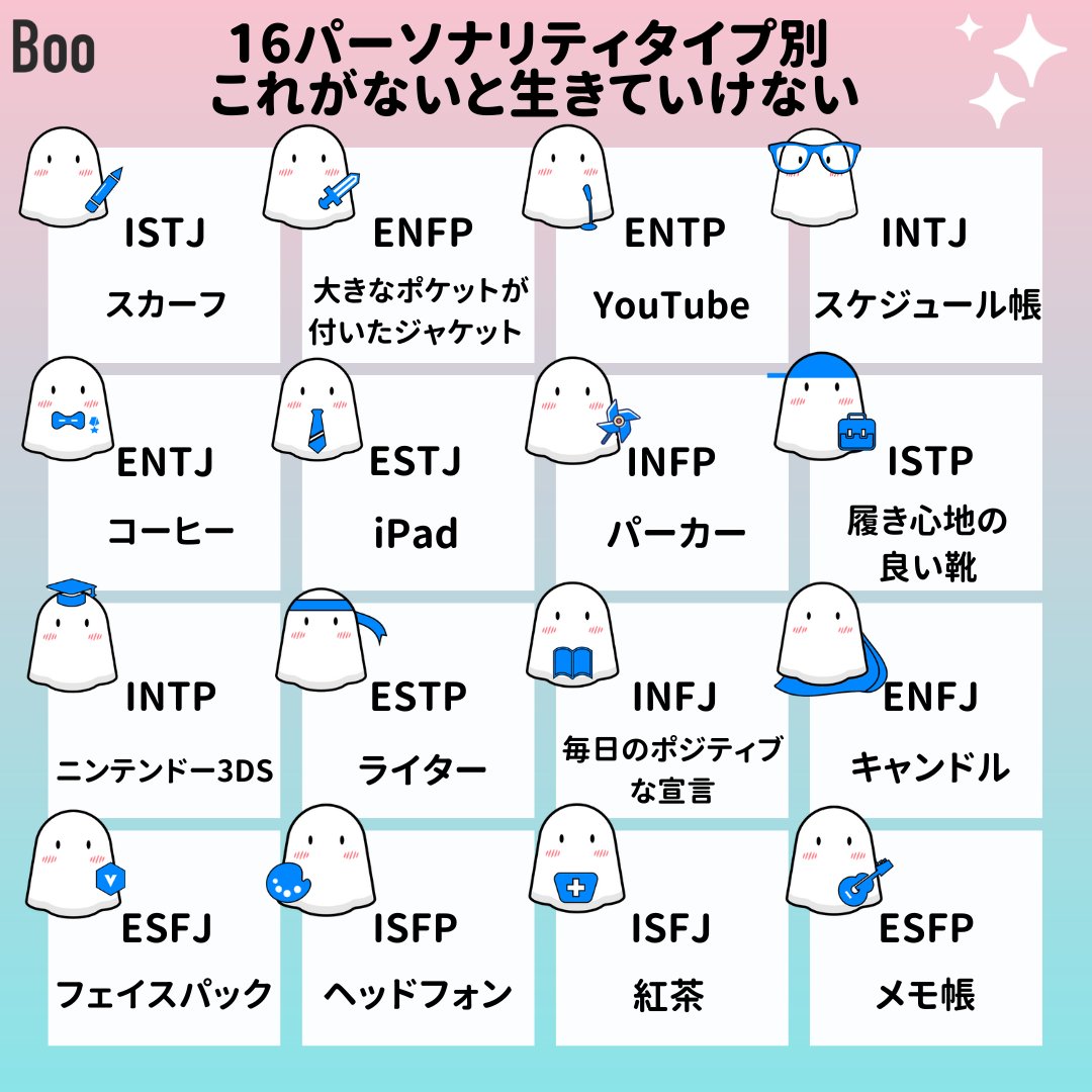 BooJapan1's tweet photo. 皆さんのタイプと当てはまりましたか?😲
同じ志を持つ人達のコミュニティーに参加しませんか?
新しい出会い🥰。友達作り🤝。性格に応じて🎯。
⬇️iOSまたはAndroidで早速ダウンロードしましょう👇
https://t.co/sPnVQPQ3rf
#MBTI #16types #bootheapp #トレンド #人気急上昇 #アプリ https://t.co/6oBTTA7Mmj