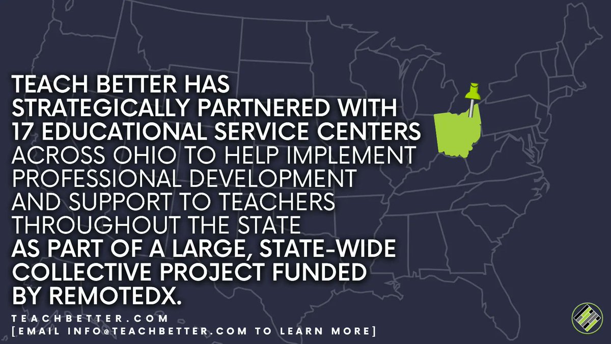 teachbetterteam's tweet photo. The team will be working with each ESC to strategically plan and execute customized training and support for the schools and teachers they support. Visit https://t.co/N5eEe1HYWJ for more information or email info@TeachBetter.com! #TeachBetter #RemoteEdx #TeacherPD https://t.co/gOfKLWtlgD