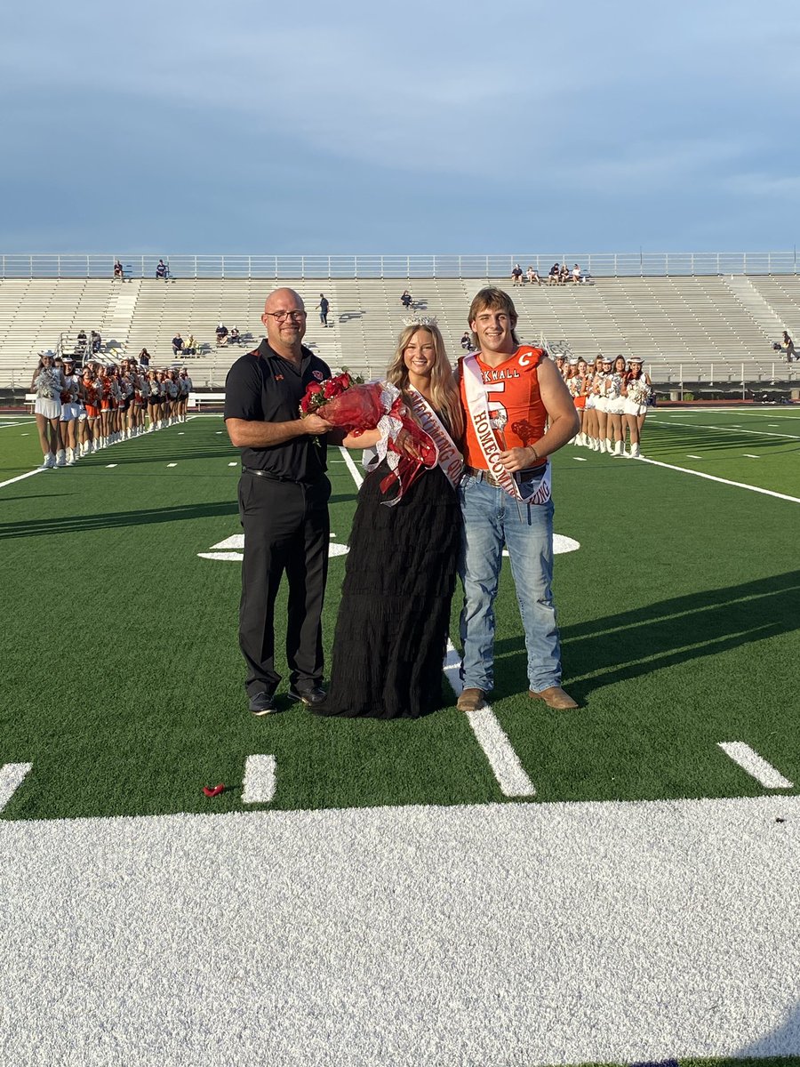Congratulations Homecoming Queen Elaina Glaeser and Homecoming King Lake Bennett! #jfnd #rhsletsboogie