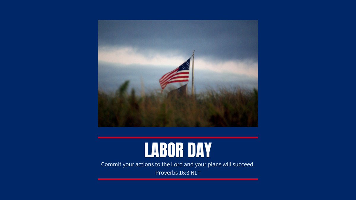 MTK_SalArmy's tweet photo. Happy Labor Day! Have safe and enjoyable weekend!

#LaborDay #rest #endofsummer #salvationarmy #ministrytoolkitresources https://t.co/iMfuA5Kjj3