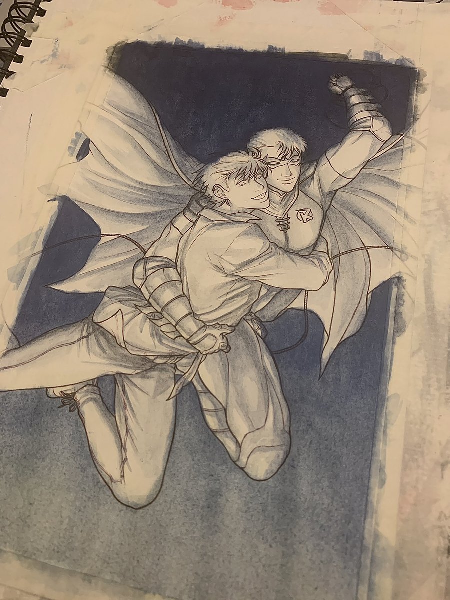 Faffasart00's tweet photo. Two months later but I finally got some time to work on the second half of my #dcpride2022 project #timdrake #redrobin #bernarddowd #ongoing https://t.co/JMAEpJGWBm