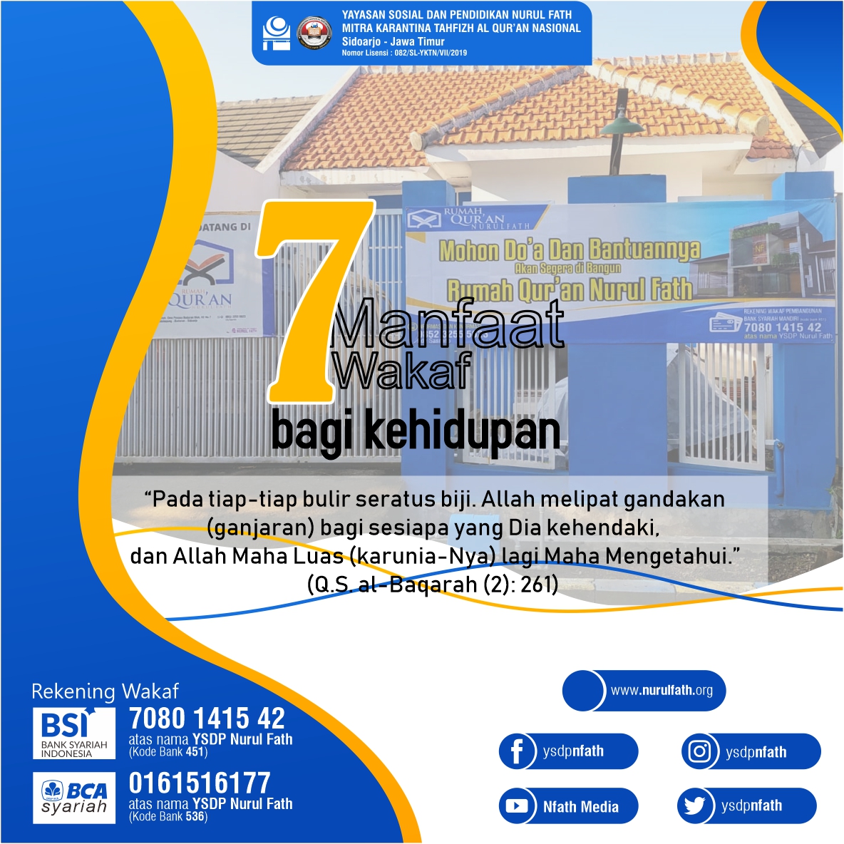 Antoni_alfath's tweet photo. 7 MANFAAT WAKAF.

banyak keutamaan yang Kita dapat dan berbuah banyak pahala dan manfaat bagi sesama. https://t.co/fpuKeHJmam

#sedekah #wakaf #sedekahjariyah #rumahquransidoarjo #wakafpembangunanan #sedekahsidoarjo #wakafpembangunansidoarjo #sedekahjariyahpembangunanrumahquran https://t.co/d1zzQKlM2R