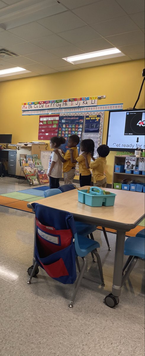 CollierYoeli's tweet photo. Watch our kindergarteners in @iKeepUpwithK work in stations! Students had opportunities to work collaboratively and independently. I love how students formed a train when getting ready to transition to the next station! Choo choo 🚂 🤩👏 @Mitchell_Elem https://t.co/XxuxWBY8nW