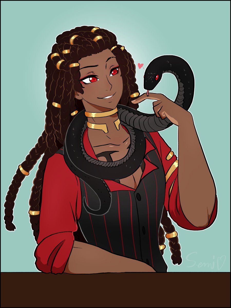 Semienigma's tweet image. Today's stream was super fun! I ended up doing a #weeklyfanartattack Today's victim is @Tre_VT ! He's an awesome twitch streamer that can be found at twitch.tv/Tre_VT . He's awesome! Do Check him out! I also did my first raid on my hubby @takatanaka_vt