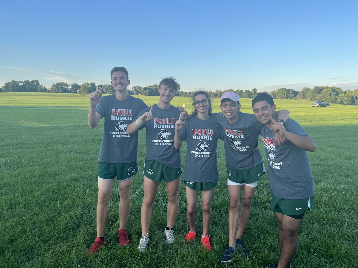 Mens Cross Country- Kougars team of Zander Ward, Josue Huerta, Thomas Gil, Tony Suarez and Andrew Neumann take first at NIU Huskie Invite !!  Ward takes first place individually with a 23:23!  Huerta 4th 26:55, Gil 5th 26:56, Suarez 6th 27:34 and Neumann 10th 29:52 #KishProud ☝️