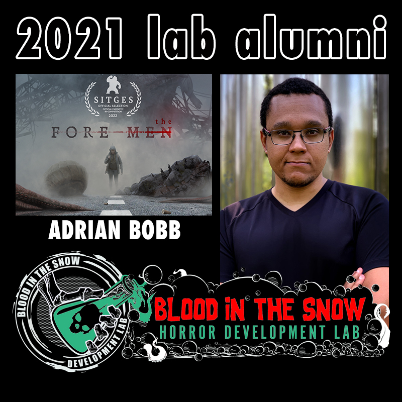 BITSFILMFEST's tweet photo. Congrats to BITS 2021 Dev Lab alumni Adrian Bobb whose sci-fi short The Fore-Men is playing Sitges Film Festival this October! Apply for this year's BITS Horror Dev Lab here: https://t.co/Fppd1qUU8y #canadianfilmmakers #horror #scifi #BITS2022 https://t.co/sUXb1Cgo3K