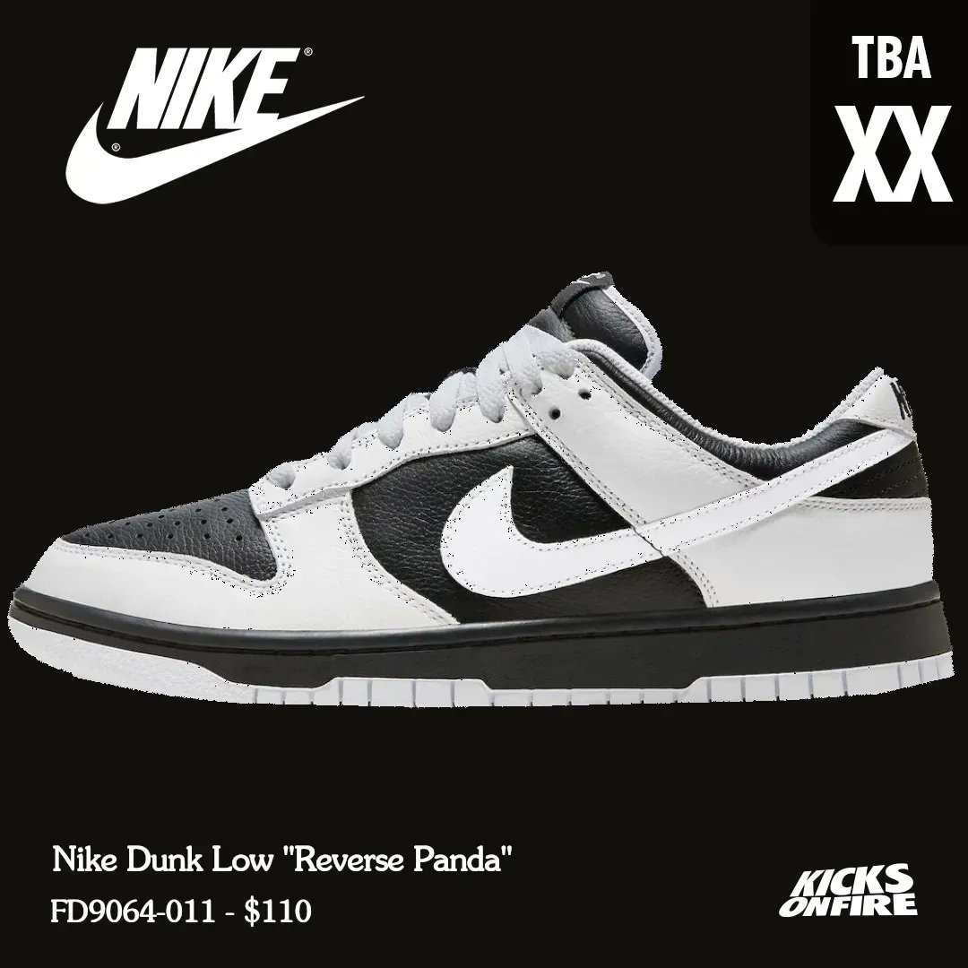kicksonfire's tweet photo. Do we need the Nike Dunk Low "Reverse Panda" https://t.co/WdKebzbPYd