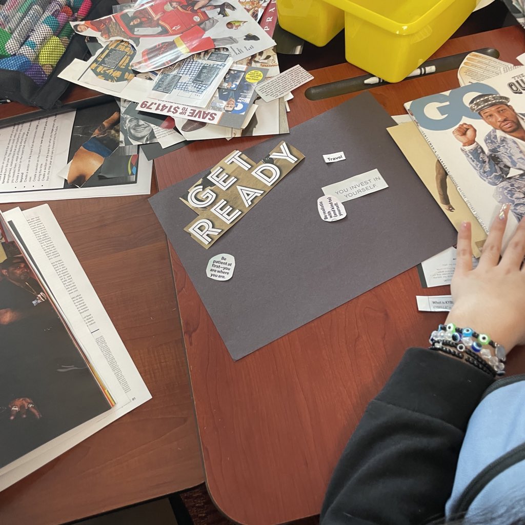 A BOY staple of MINE lol Vision boards for your last year of middle school!