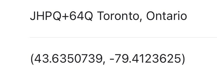 UGLYDOLLH's tweet photo. @funohboy I don’t know what else to say except downtown Toronto… here is the latitude and longitude though. 😊 https://t.co/xVYdttQXBt