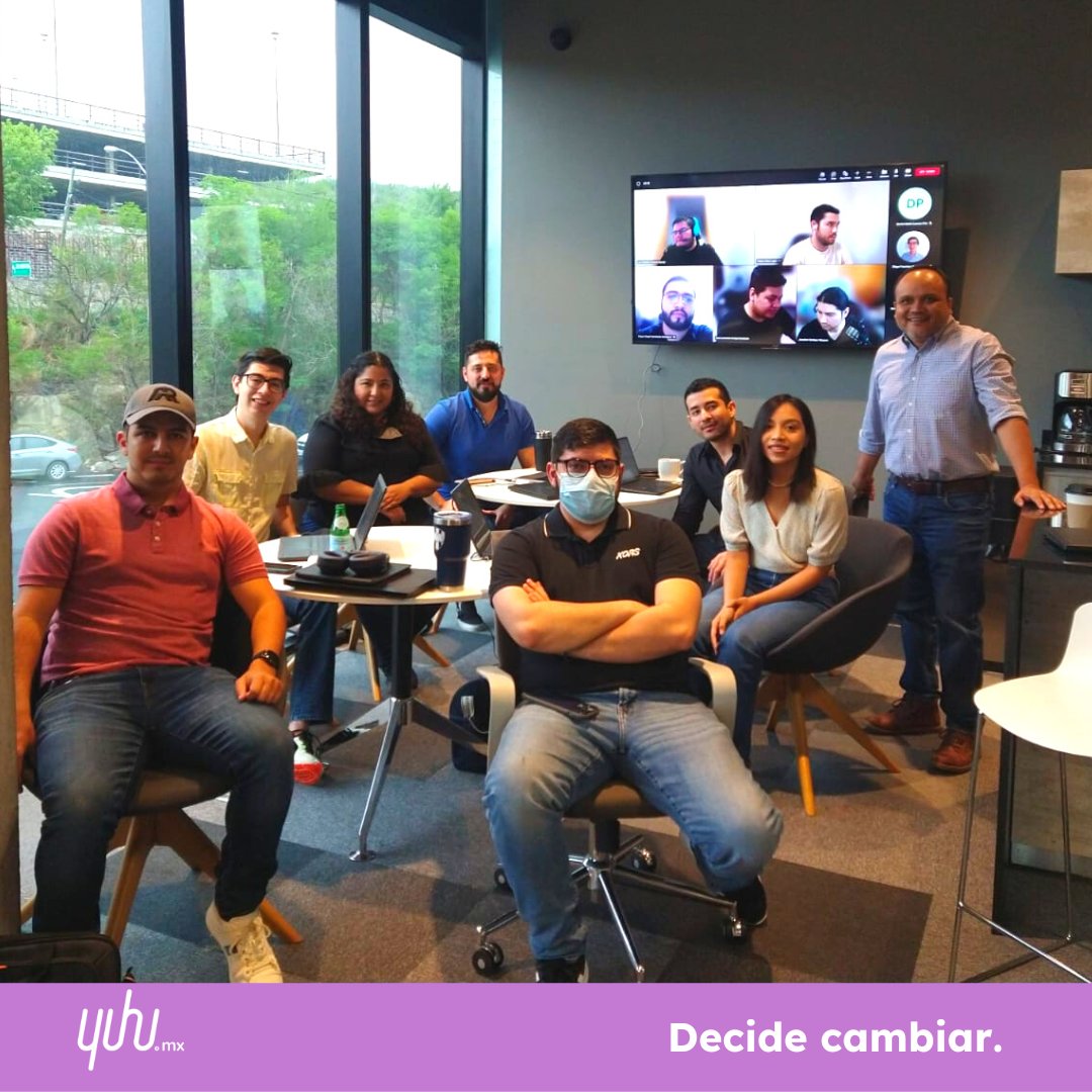 yuhu_mx's tweet photo. En Yuhu, ninguno de nosotros es tan bueno como nosotros juntos ✨
En la foto: Nuestro equipo de Information Technologies en su junta de Teamback 💚 

#Yuhu #YuhuWay #YuhuMindset #Diversidad #DecideCambiar https://t.co/xiiVywey85