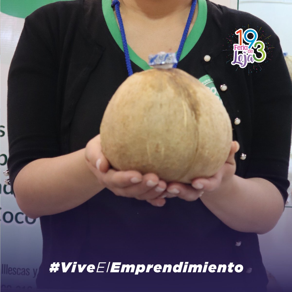 LaFeriaDeLoja's tweet photo. ¿Con calor? 🥵 Ven a la Nave de Emprendimiento de la #193FeriaDeLoja 🎡 y disfruta de #CocoVerde 🌴🥥 una deliciosa bebida refrescante y natural 🥛
Del 2️⃣7️⃣ de Agosto al 1️⃣8️⃣ de Septiembre, #LojaEstáDeFeria 🎡
.
#LaFeriaMásGrandeDelEcuador
#ViveLaReactivación
#Loja #Ecuador https://t.co/JiPSIr7bj1