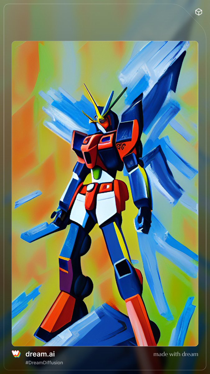 「AIに描いてもらったガンダム(主人公機)。 」|吉緒もこもこ丸まさおのイラスト