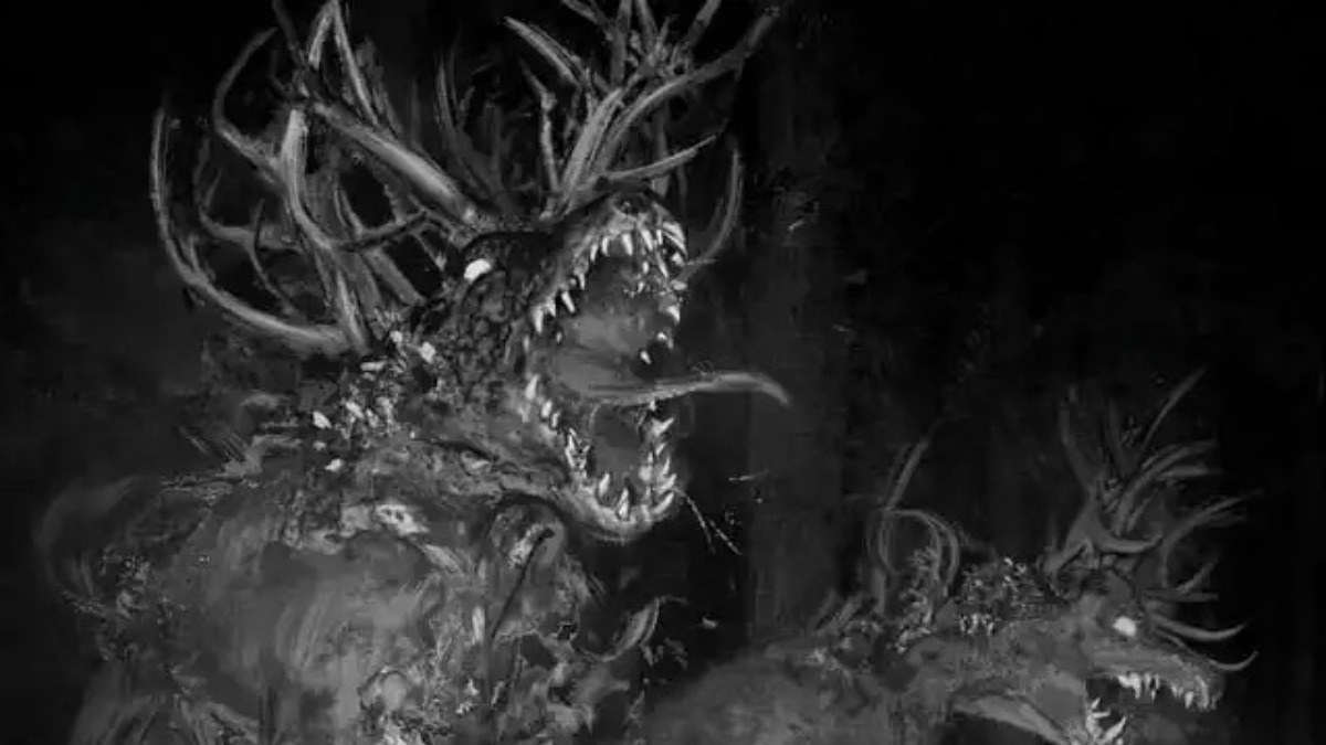 𝘐𝘧 𝘺𝘰𝘶 𝘨𝘰 𝙙𝙤𝙬𝙣 𝘪𝘯 𝘵𝘩𝘦 𝘸𝘰𝘰𝘥𝘴 𝘵𝘰𝘥𝘢𝘺, 𝘺𝘰𝘶'𝘳𝘦 𝘴𝘶𝘳𝘦 𝘰𝘧 𝘢 𝙗𝙞𝙜 𝙨𝙪𝙧𝙥𝙧𝙞𝙨𝙚.

|Source: Forestgod I &amp; II by Oleg Vdovenko|