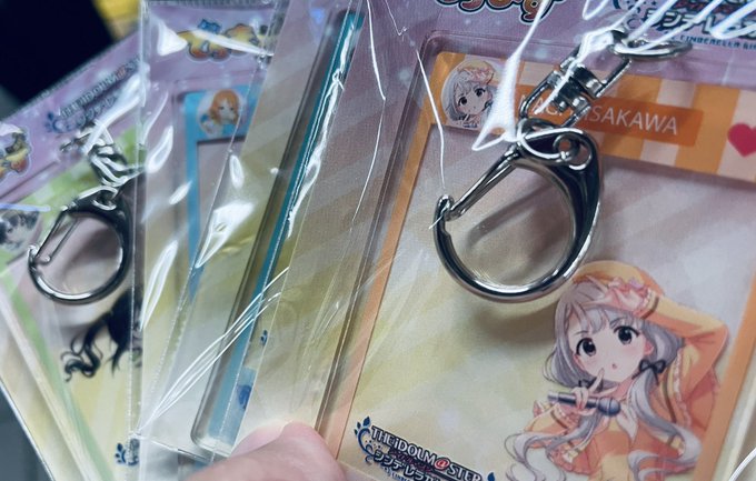 アイドルマスターオフィシャルショップで、SNS風アクリルキーホルダーGET!
クレカ払いは滅茶苦茶時間かかるから気をつけて!
#cg_ootd 