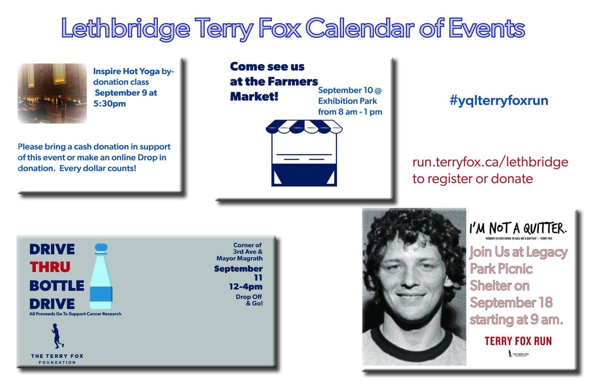 Lethbridge Terry Fox Run tweet media