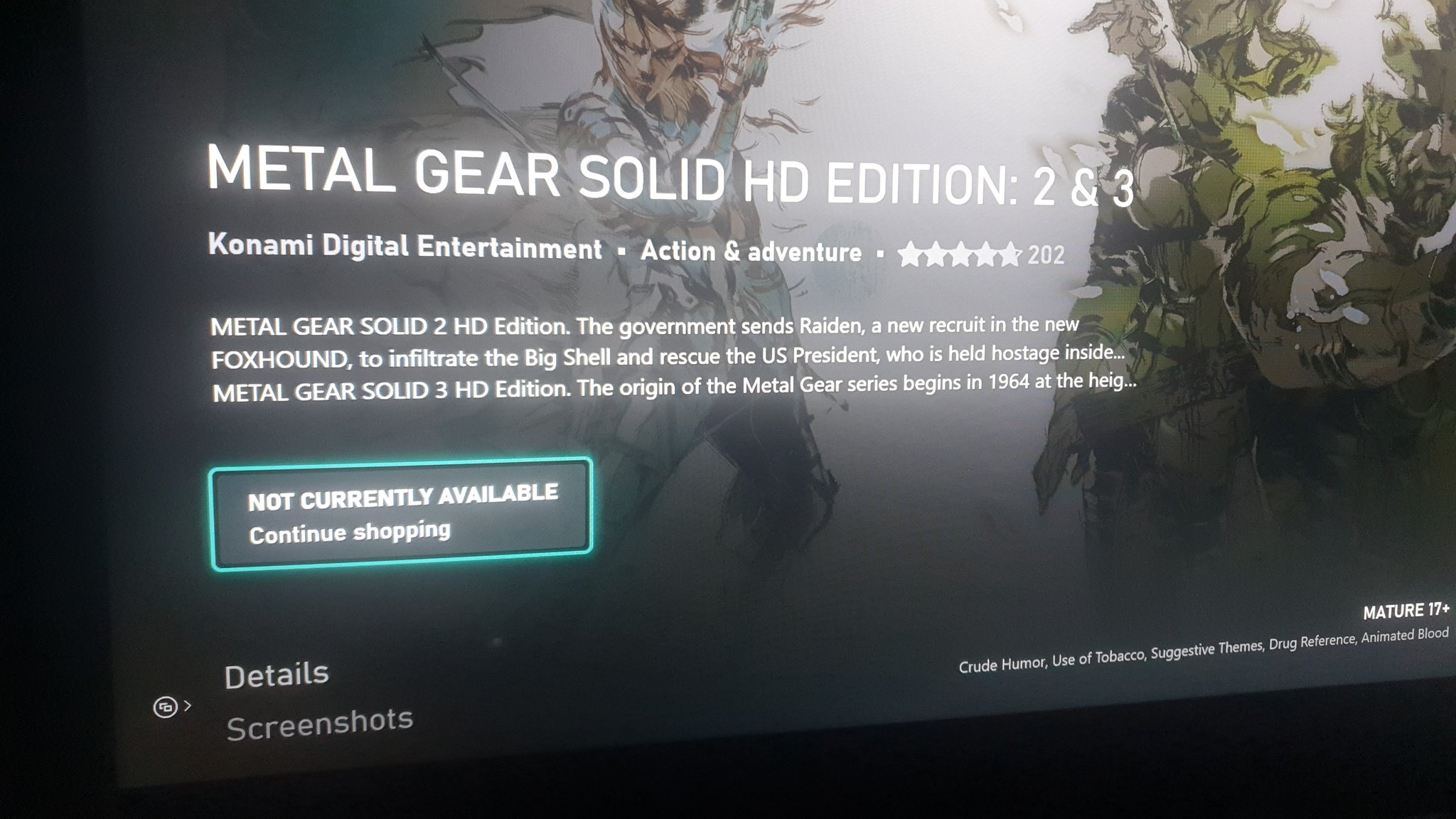 Jamie Moran Metal Gear Solid Hd Collection Is Backwards Compatible Runs Locked 60fps On Xbox Series X S The Rumour Of A New Collection Is Pretty Exciting Since It