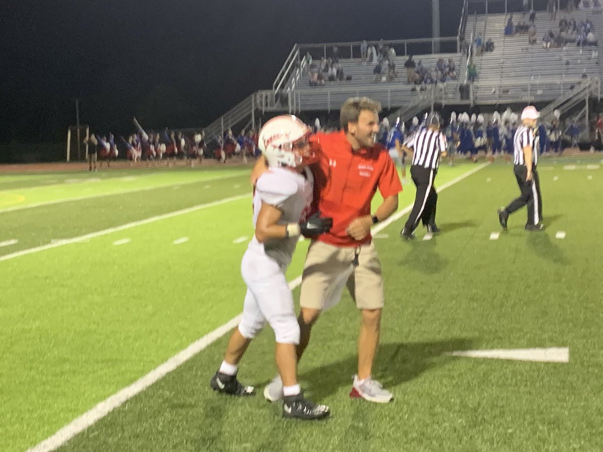 Fenner_6's tweet photo. Final from Waterford:
@GMFootball_ 18
@PrideoftheBison 7
Congrats to General McLane head coach Marshall McCormick on win #1 leading the Lancers! 
Highlights and reaction tonight on @JET24Sports @JET24FOX66 https://t.co/TtJriXVWVi