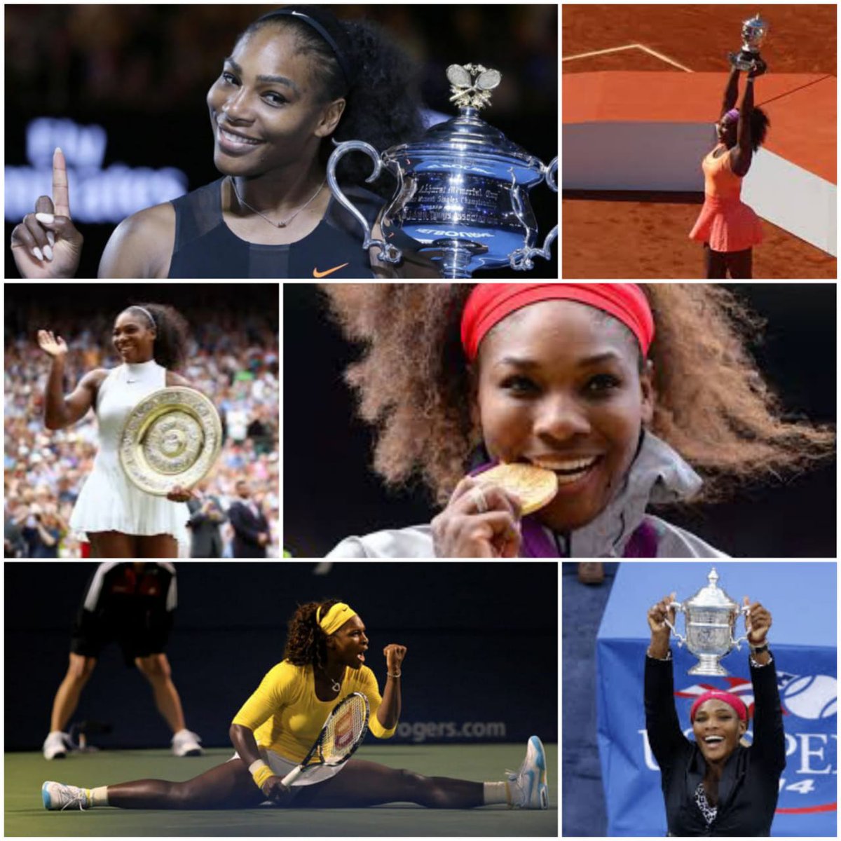 goitiatenis's tweet photo. 👏🇺🇸 ¡LEYENDA! Serena Williams se va y deja su legado en el tenis:
🔝N°1 del mundo en singles y dobles
🏆23 títulos de Grand Slam en singles, 14 en dobles y 2 en mixto
🏆73 copas en singles y 23 en dobles
🏆5 Masters final WTA en singles
🥇1 oro olímpico en singles y 3 en dobles https://t.co/Stl4MivQH4