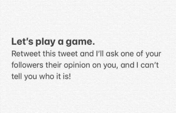 trying to guage my mutuals through their acquaintaces/friends' impression of them. i will be picking people who interacts with them to make sure i get the feedbacks i'm looking for. indulge me.